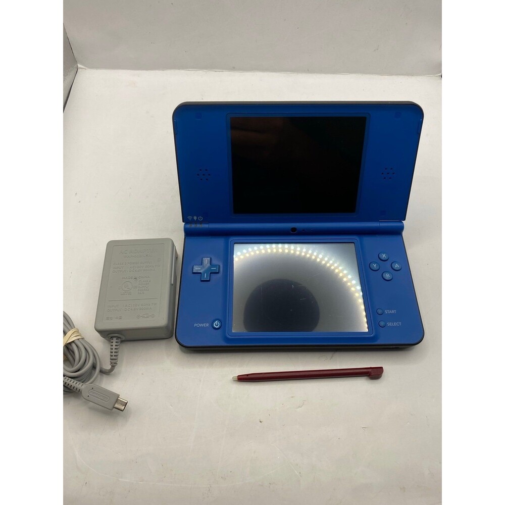Nintendo DSi XL Blue Handheld Console UTL-001 USA Tested Stylus Charger Genuine